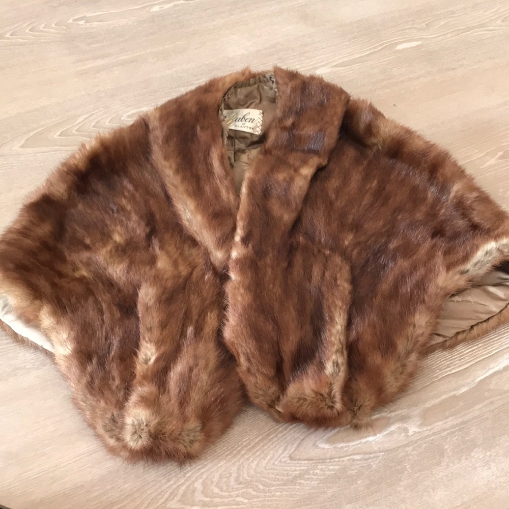 Vintage fire capelet